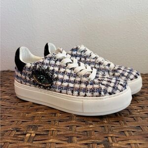 Kurt Geiger Multicolor Tweed Sneakers